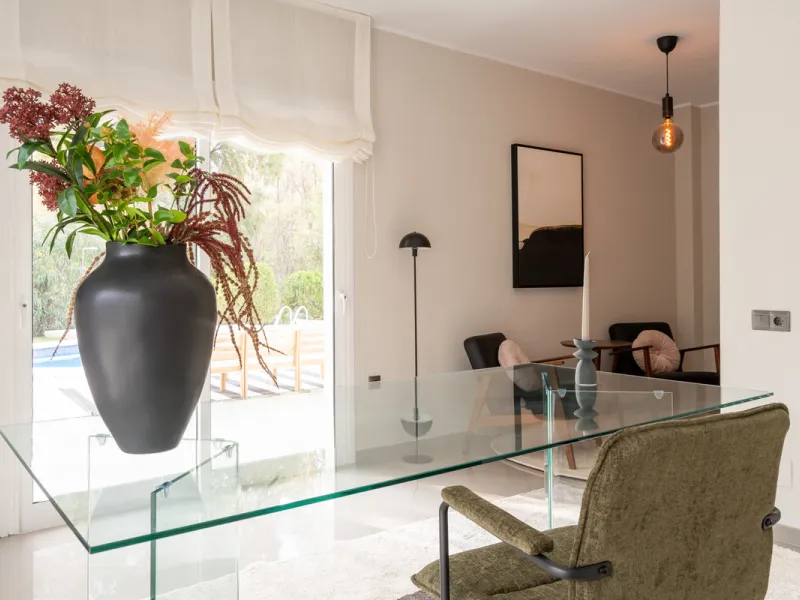 Introducing a stunning contemporary villa located in the prestigious, gated community of El Herrojo, Benahavís — one of Marbella's most desirable addresses. This elegant home combines modern luxury with serene Mediterranean living, offering privacy, secur