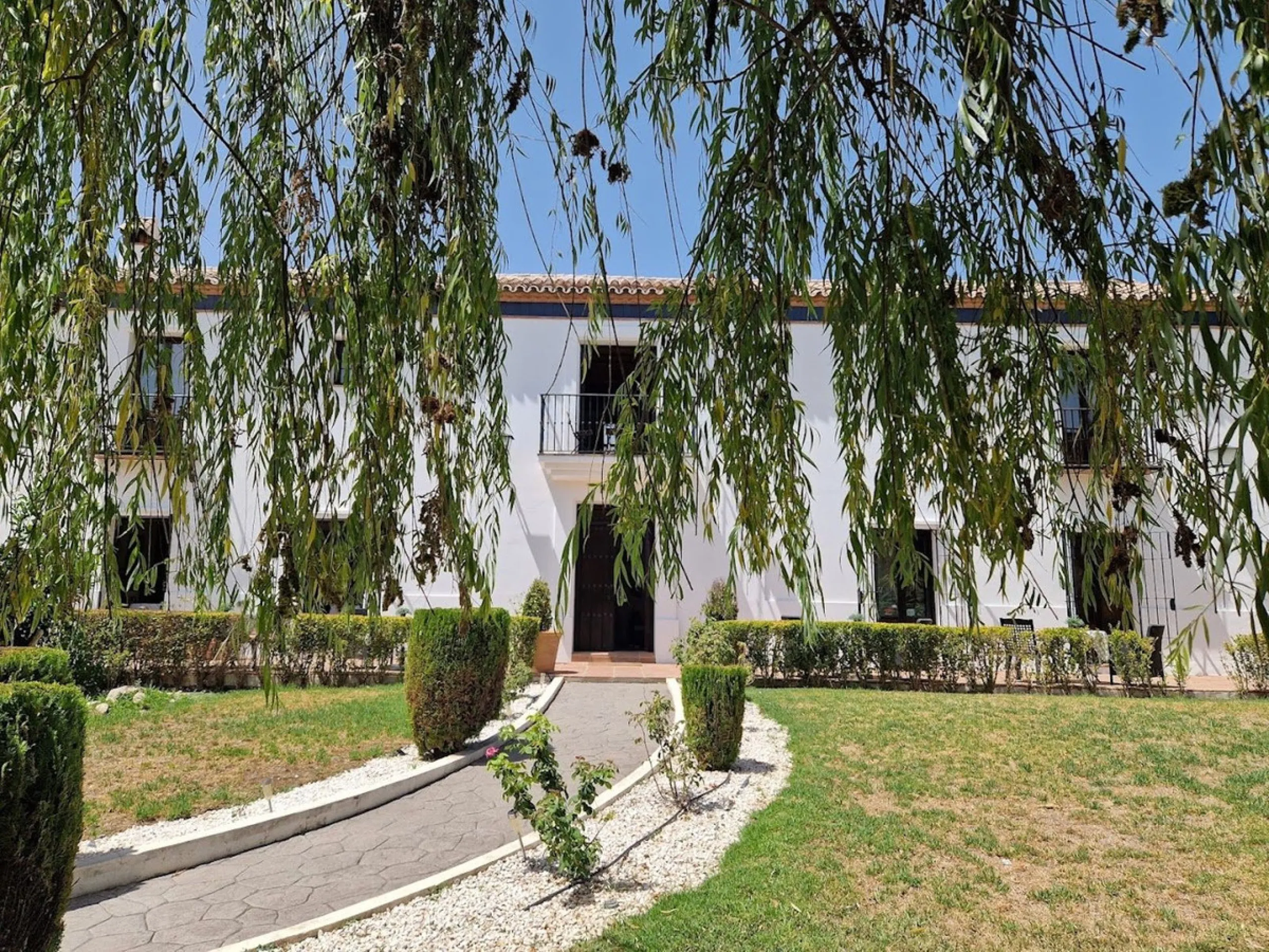 Discover the ultimate Andalusian retreat. A 4-star boutique estate offers a rare blend of historic charm and modern luxury, just 10 minutes from the iconic center of Ronda. This impeccably restored 7-bedroom Cortijo (traditional farmhouse) nestled in the 