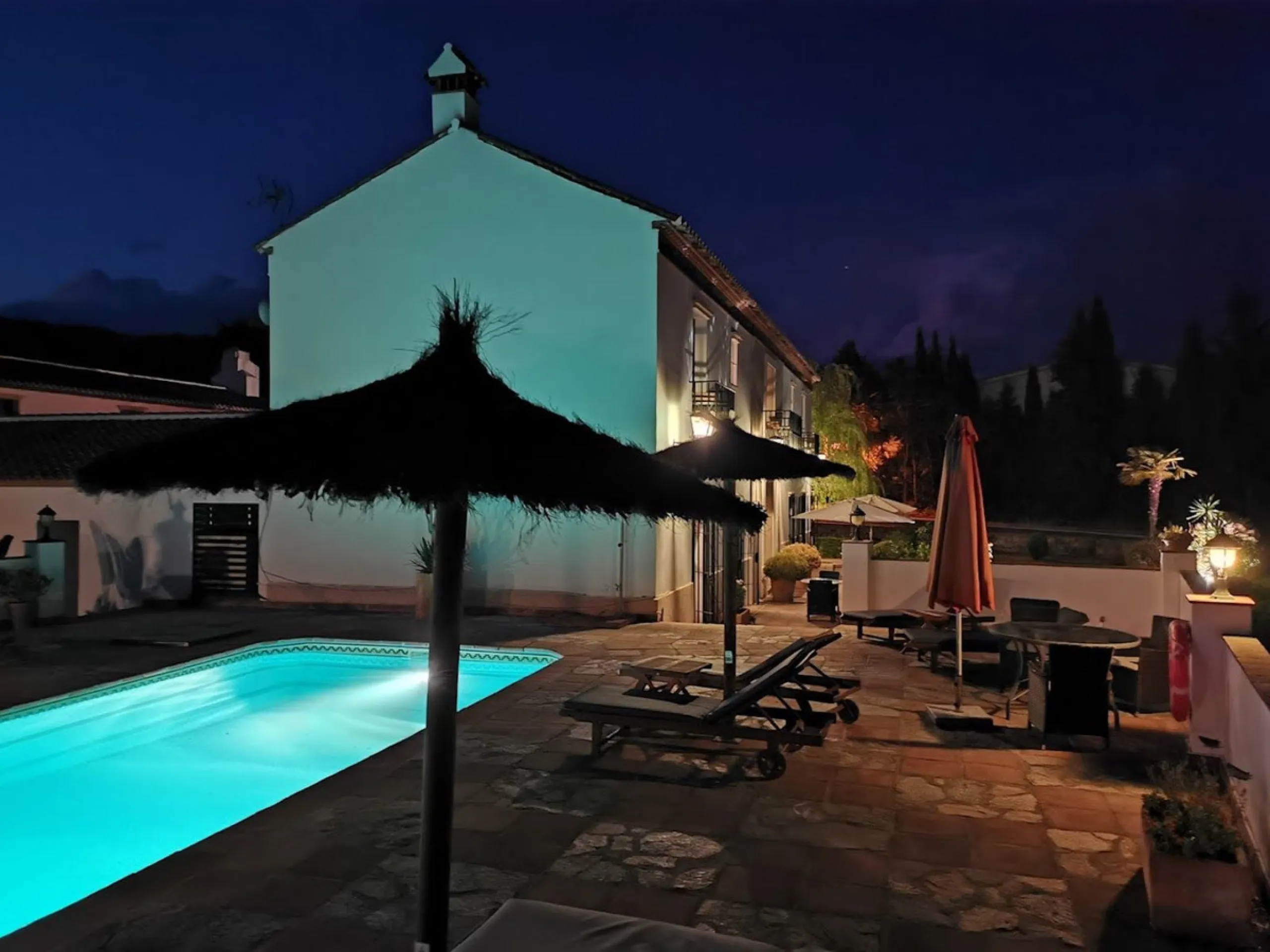 Discover the ultimate Andalusian retreat. A 4-star boutique estate offers a rare blend of historic charm and modern luxury, just 10 minutes from the iconic center of Ronda. This impeccably restored 7-bedroom Cortijo (traditional farmhouse) nestled in the 
