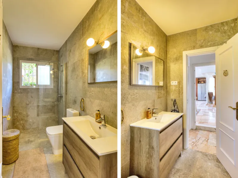 Welcome to this lovely, large villa in Torremuelle. The villa is located on a small hill with amazing views over the coastline and mountains of Benalmadena Costa. The location is just perfect, close to the sea and with excellent communication. You can rea