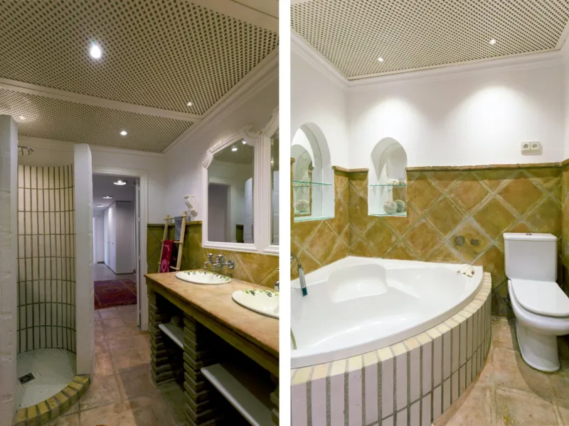Welcome to this lovely, large villa in Torremuelle. The villa is located on a small hill with amazing views over the coastline and mountains of Benalmadena Costa. The location is just perfect, close to the sea and with excellent communication. You can rea