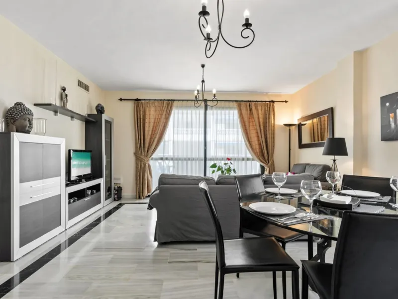 A prime apartment for sale in Puerto Banús, located within the prestigious beachfront Club Playas del Duque complex.
