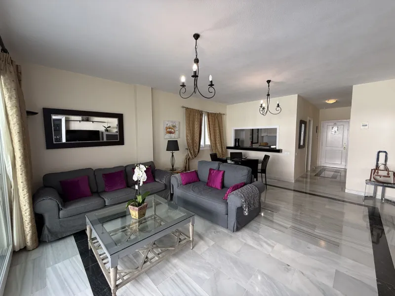A prime apartment for sale in Puerto Banús, located within the prestigious beachfront Club Playas del Duque complex.