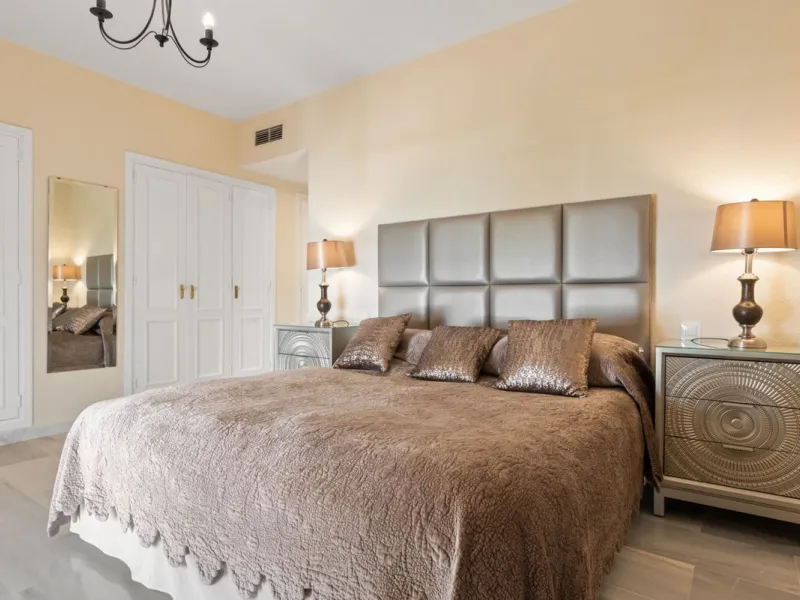 A prime apartment for sale in Puerto Banús, located within the prestigious beachfront Club Playas del Duque complex.