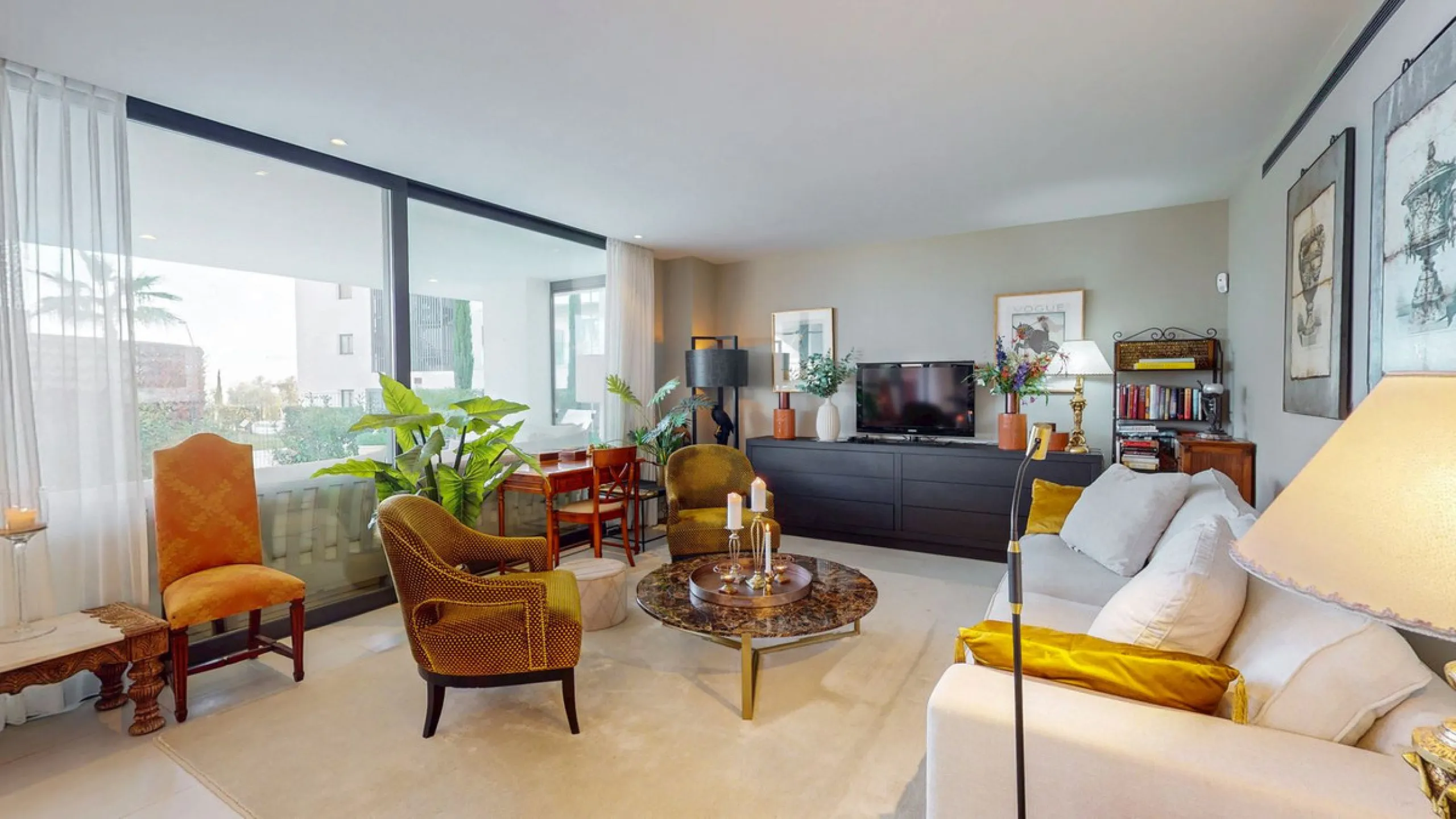 Exceptional 3-Bedroom Luxury Garden Residence with Private Heated Pool, Expansive and sunny Terraces Underfloor Heating, 2 Garage Spaces & Storage