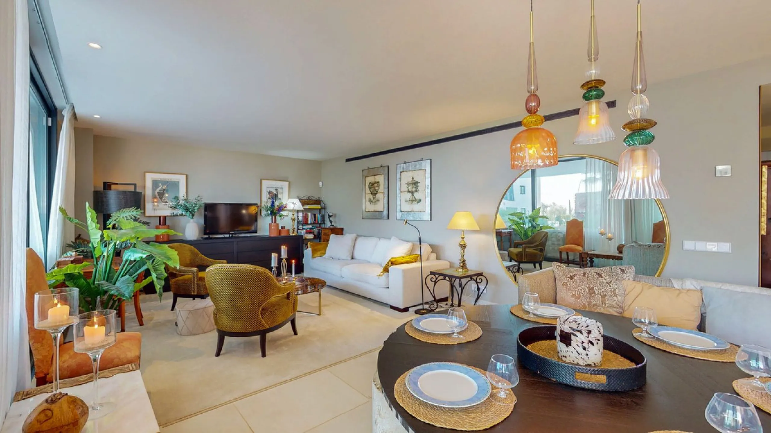 Exceptional 3-Bedroom Luxury Garden Residence with Private Heated Pool, Expansive and sunny Terraces Underfloor Heating, 2 Garage Spaces & Storage