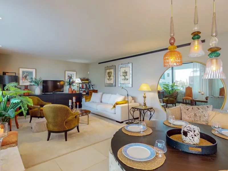 Exceptional 3-Bedroom Luxury Garden Residence with Private Heated Pool, Expansive and sunny Terraces Underfloor Heating, 2 Garage Spaces & Storage
