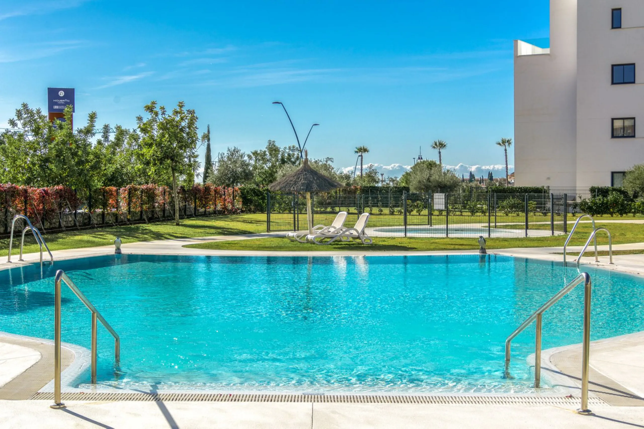Exceptional 3-Bedroom Luxury Garden Residence with Private Heated Pool, Expansive and sunny Terraces Underfloor Heating, 2 Garage Spaces & Storage