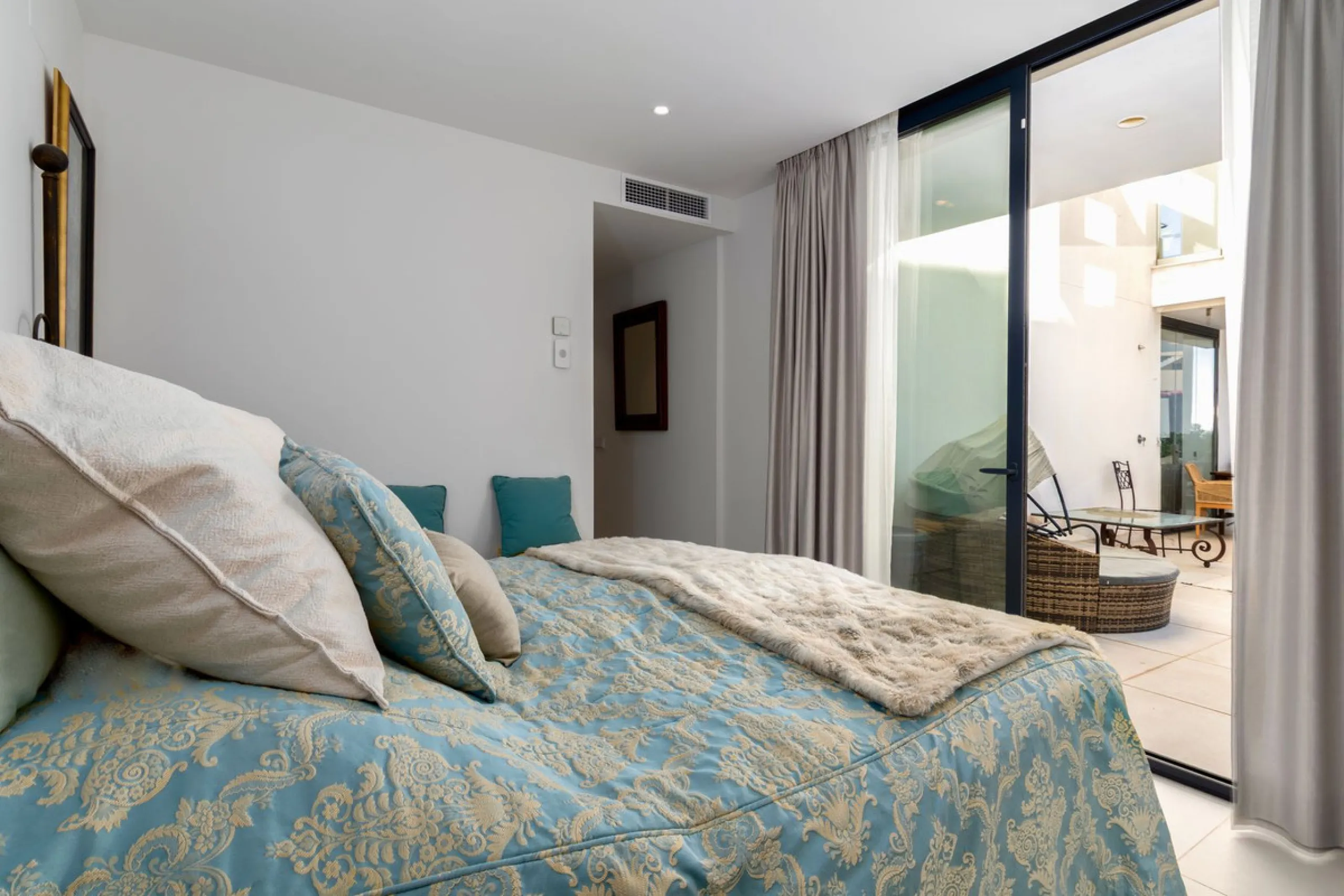 Exceptional 3-Bedroom Luxury Garden Residence with Private Heated Pool, Expansive and sunny Terraces Underfloor Heating, 2 Garage Spaces & Storage