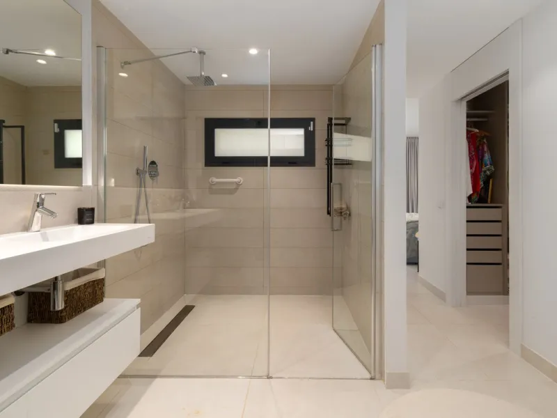 Exceptional 3-Bedroom Luxury Garden Residence with Private Heated Pool, Expansive and sunny Terraces Underfloor Heating, 2 Garage Spaces & Storage