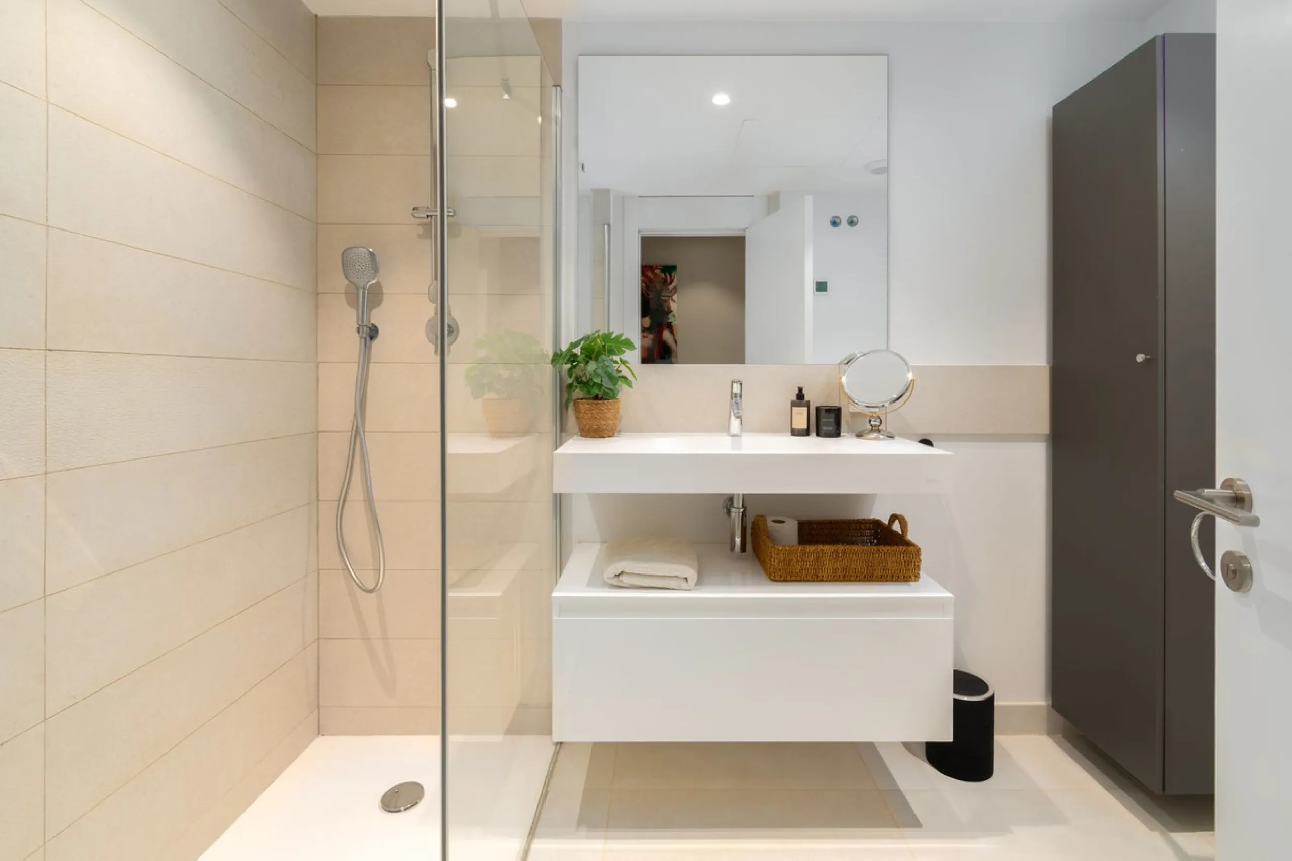 Exceptional 3-Bedroom Luxury Garden Residence with Private Heated Pool, Expansive and sunny Terraces Underfloor Heating, 2 Garage Spaces & Storage