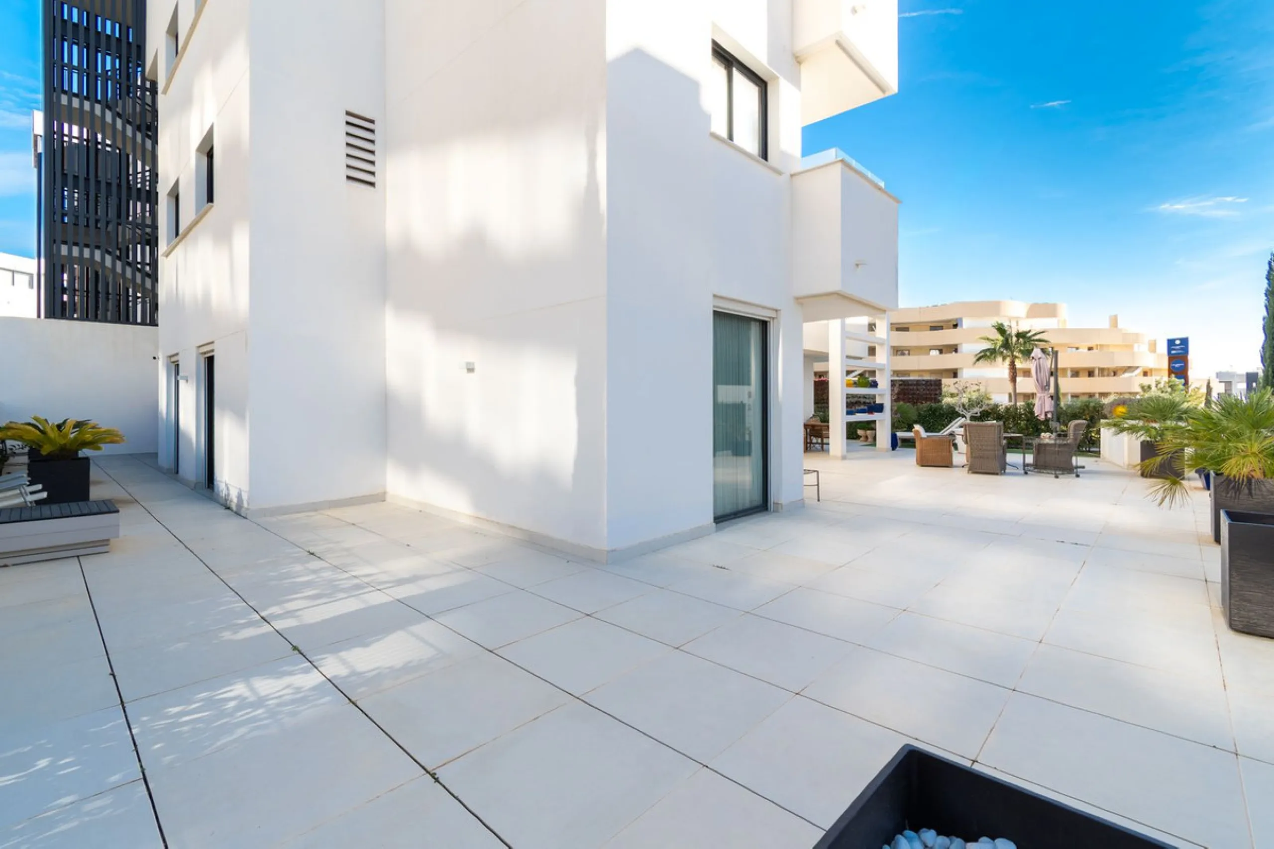 Exceptional 3-Bedroom Luxury Garden Residence with Private Heated Pool, Expansive and sunny Terraces Underfloor Heating, 2 Garage Spaces & Storage