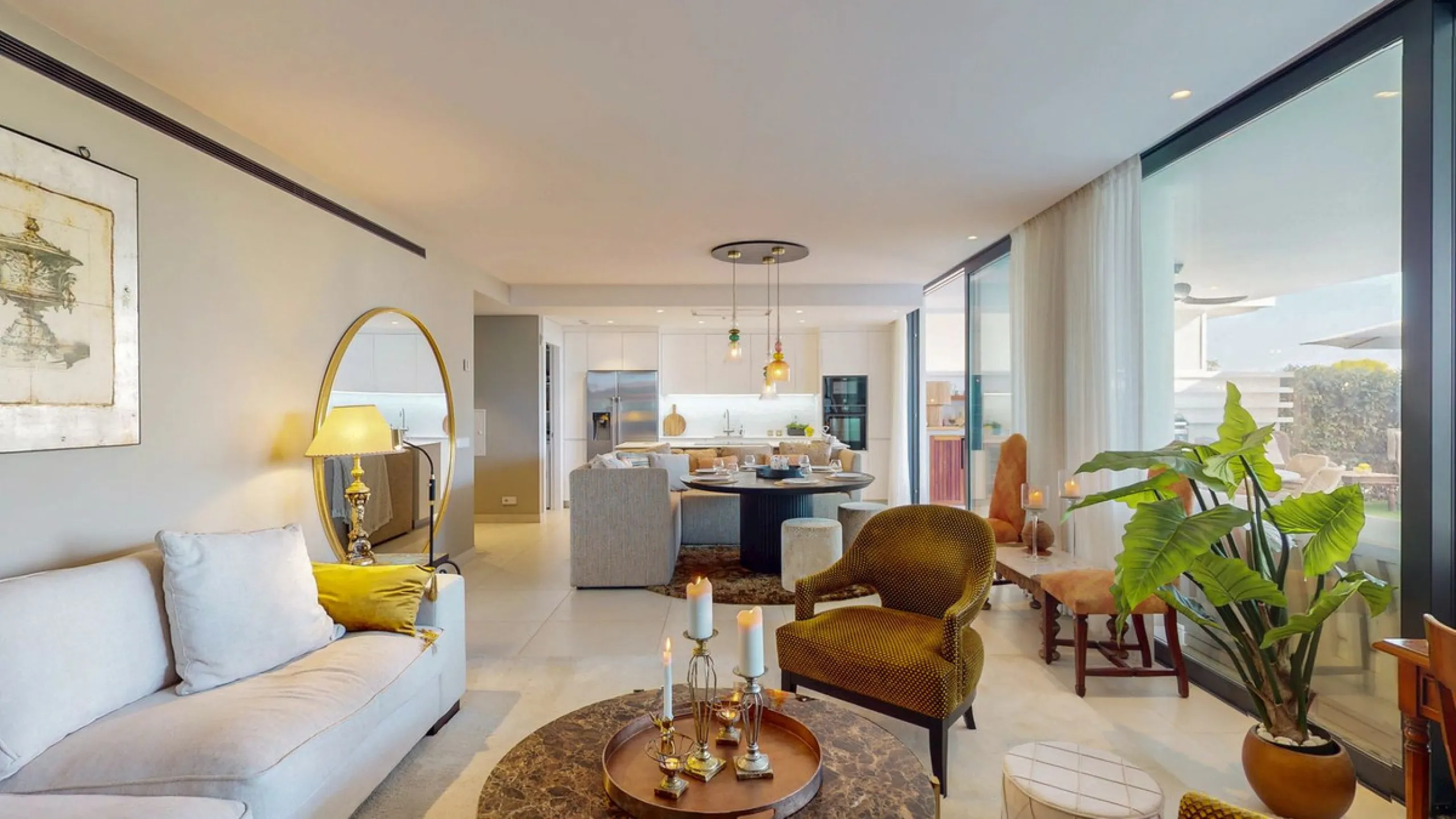 Exceptional 3-Bedroom Luxury Garden Residence with Private Heated Pool, Expansive and sunny Terraces Underfloor Heating, 2 Garage Spaces & Storage