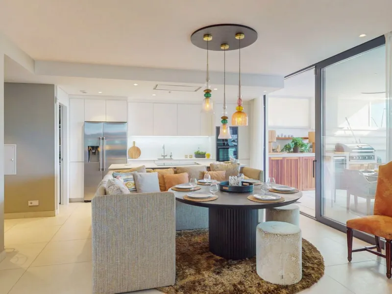 Exceptional 3-Bedroom Luxury Garden Residence with Private Heated Pool, Expansive and sunny Terraces Underfloor Heating, 2 Garage Spaces & Storage
