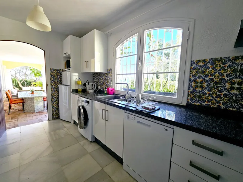 This charming 5 bedroom Andalucian villa is nestled in the exclusive enclave of Puerto de Los Almendros in Benahavis, surrounded by nature but still close to schools, supermarkets and town.. The property has been a much loved family home for over 4 decade