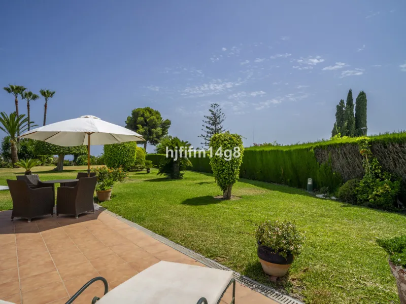 Discover this rare opportunity to own a charming townhouse for sale in Los Altos de Aloha, one of the most desirable residential complexes in Nueva Andalucía, Marbella. Perfectly positioned frontline to the pool, this beautifully maintained property offer