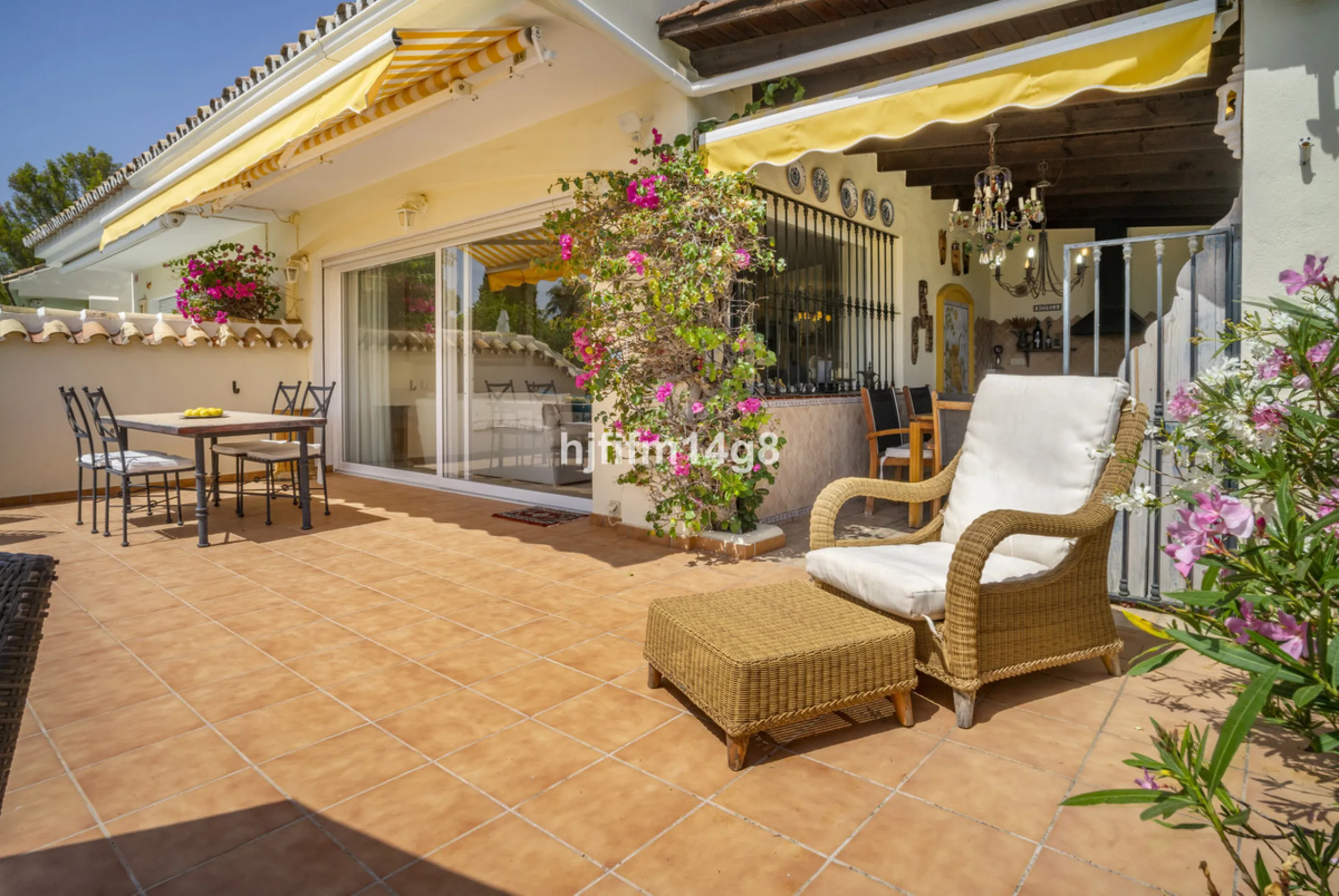 Discover this rare opportunity to own a charming townhouse for sale in Los Altos de Aloha, one of the most desirable residential complexes in Nueva Andalucía, Marbella. Perfectly positioned frontline to the pool, this beautifully maintained property offer