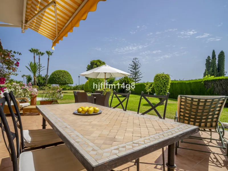 Discover this rare opportunity to own a charming townhouse for sale in Los Altos de Aloha, one of the most desirable residential complexes in Nueva Andalucía, Marbella. Perfectly positioned frontline to the pool, this beautifully maintained property offer