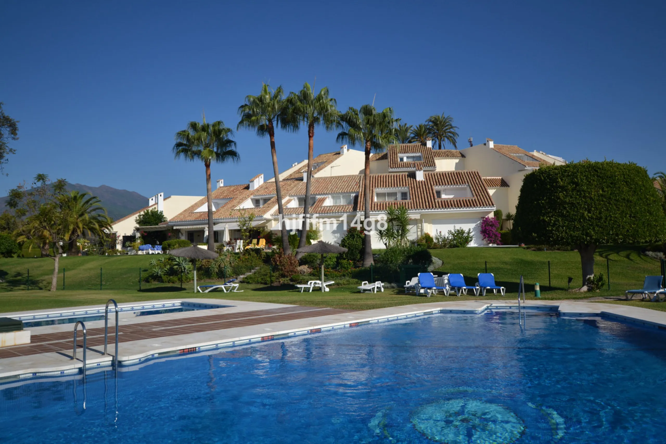 Discover this rare opportunity to own a charming townhouse for sale in Los Altos de Aloha, one of the most desirable residential complexes in Nueva Andalucía, Marbella. Perfectly positioned frontline to the pool, this beautifully maintained property offer