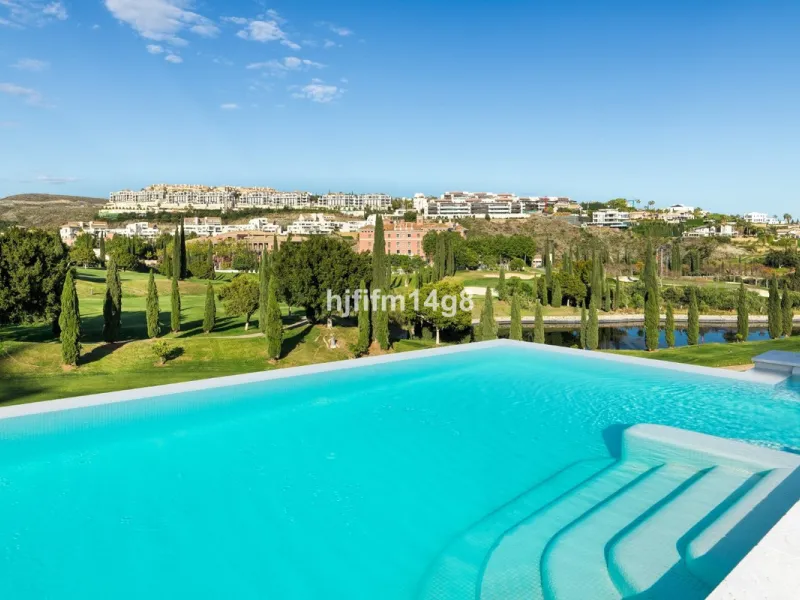 Discover an exceptional key-ready luxury villa for sale in the prestigious Los Flamingos Golf Resort, one of the most sought-after residential areas on the Costa del Sol, home to the world-famous Villa Padierna. This frontline golf property offers uninter