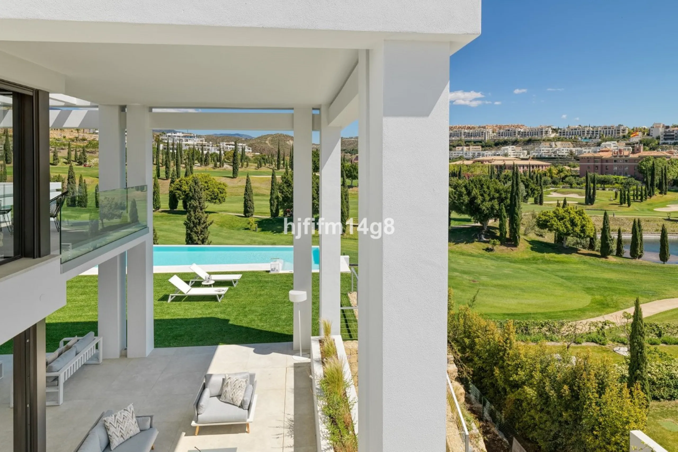 Discover an exceptional key-ready luxury villa for sale in the prestigious Los Flamingos Golf Resort, one of the most sought-after residential areas on the Costa del Sol, home to the world-famous Villa Padierna. This frontline golf property offers uninter