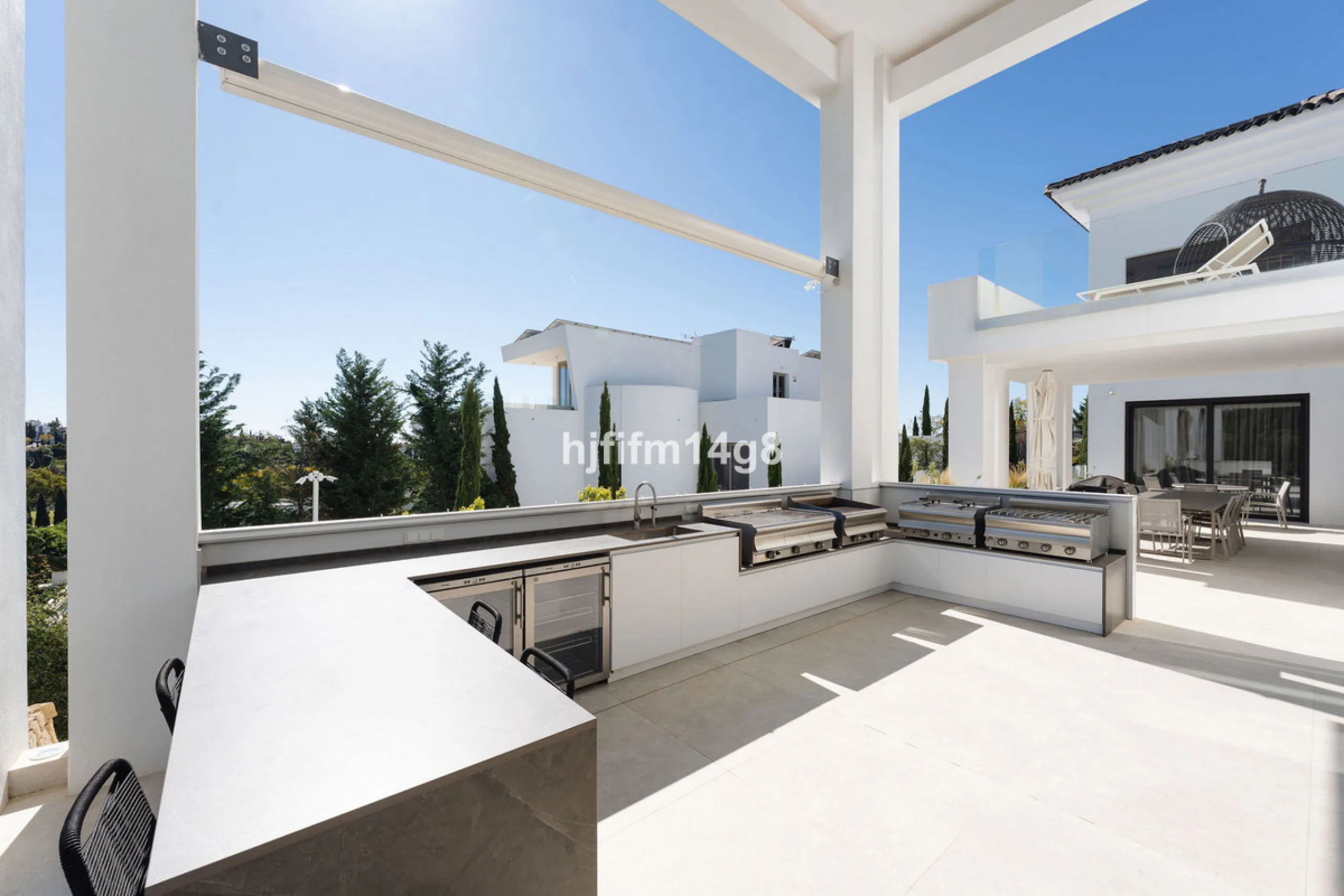 Discover an exceptional key-ready luxury villa for sale in the prestigious Los Flamingos Golf Resort, one of the most sought-after residential areas on the Costa del Sol, home to the world-famous Villa Padierna. This frontline golf property offers uninter