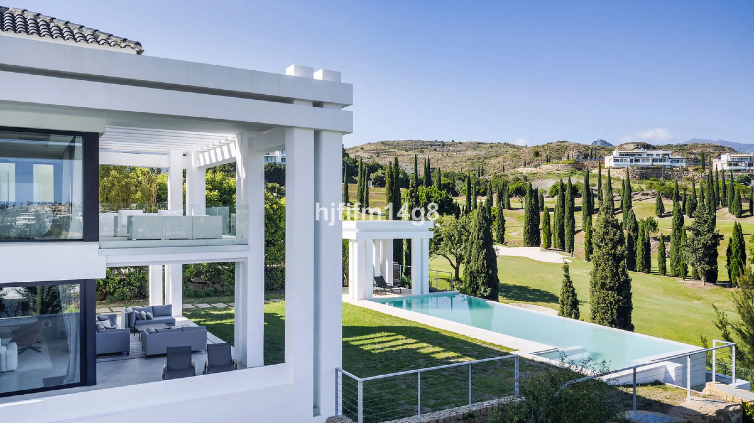 Discover an exceptional key-ready luxury villa for sale in the prestigious Los Flamingos Golf Resort, one of the most sought-after residential areas on the Costa del Sol, home to the world-famous Villa Padierna. This frontline golf property offers uninter