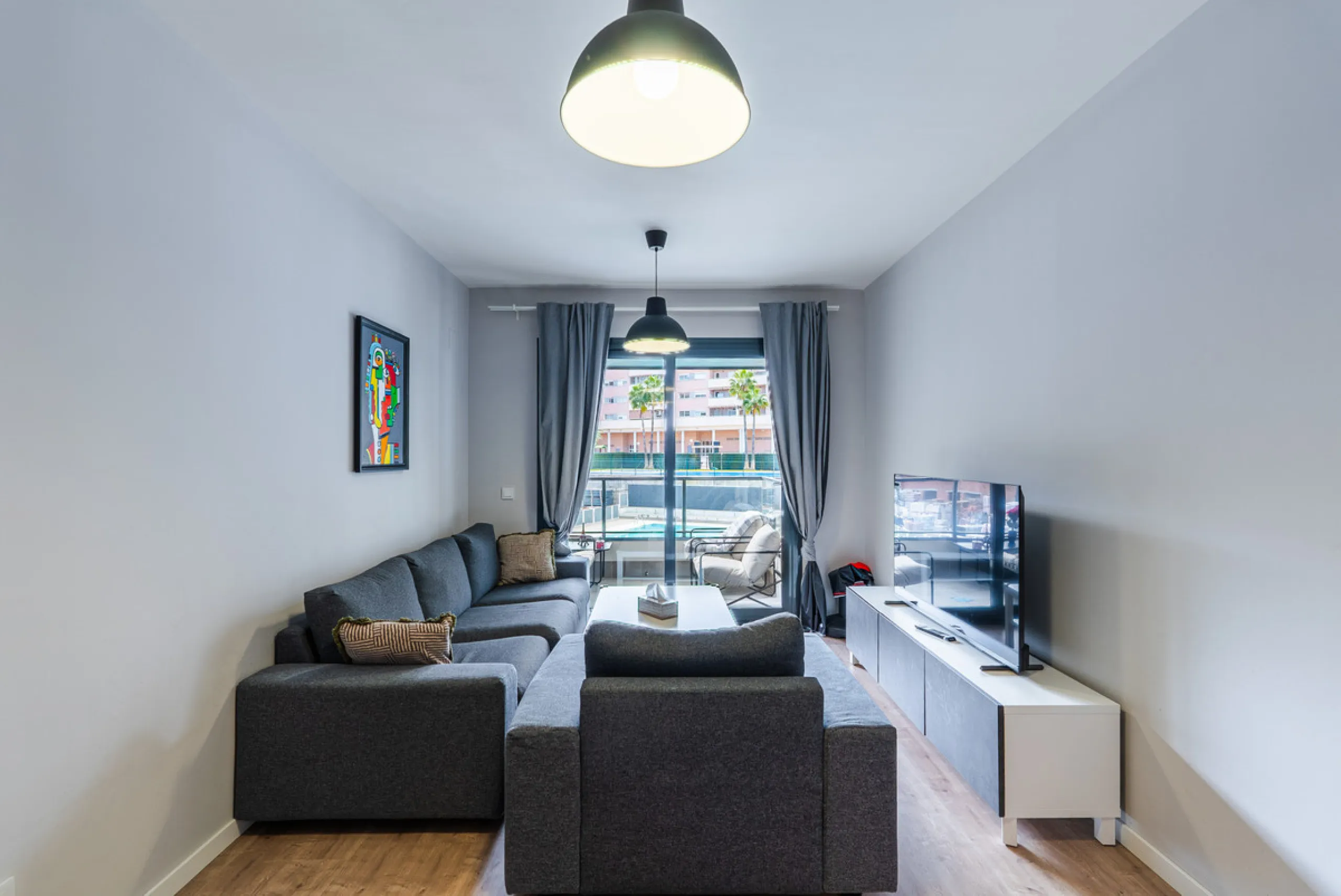 Discover a modern, light-filled 3-bedroom apartment designed for effortless Mediterranean living. Located in one of Mijas Costa's most dynamic and fast-growing areas, this elegant residence offers the perfect balance between comfort, convenience, and inve