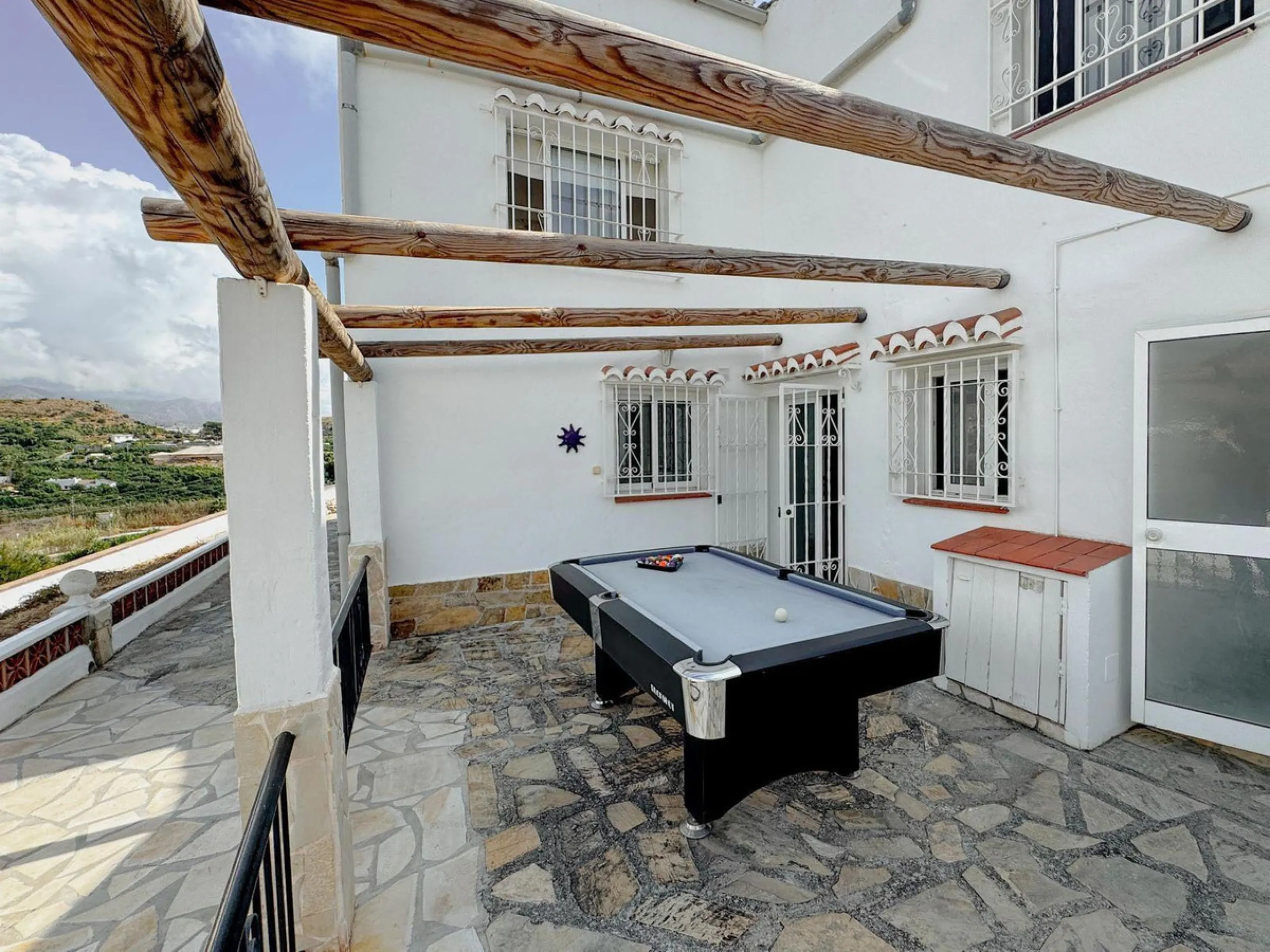 Situated in one of Nerja's most desirable residential areas, this exceptional villa enjoys the best of both worlds - peaceful countryside surroundings with spectacular sea views, while remaining just minutes from the heart of town. Located only 750m from 