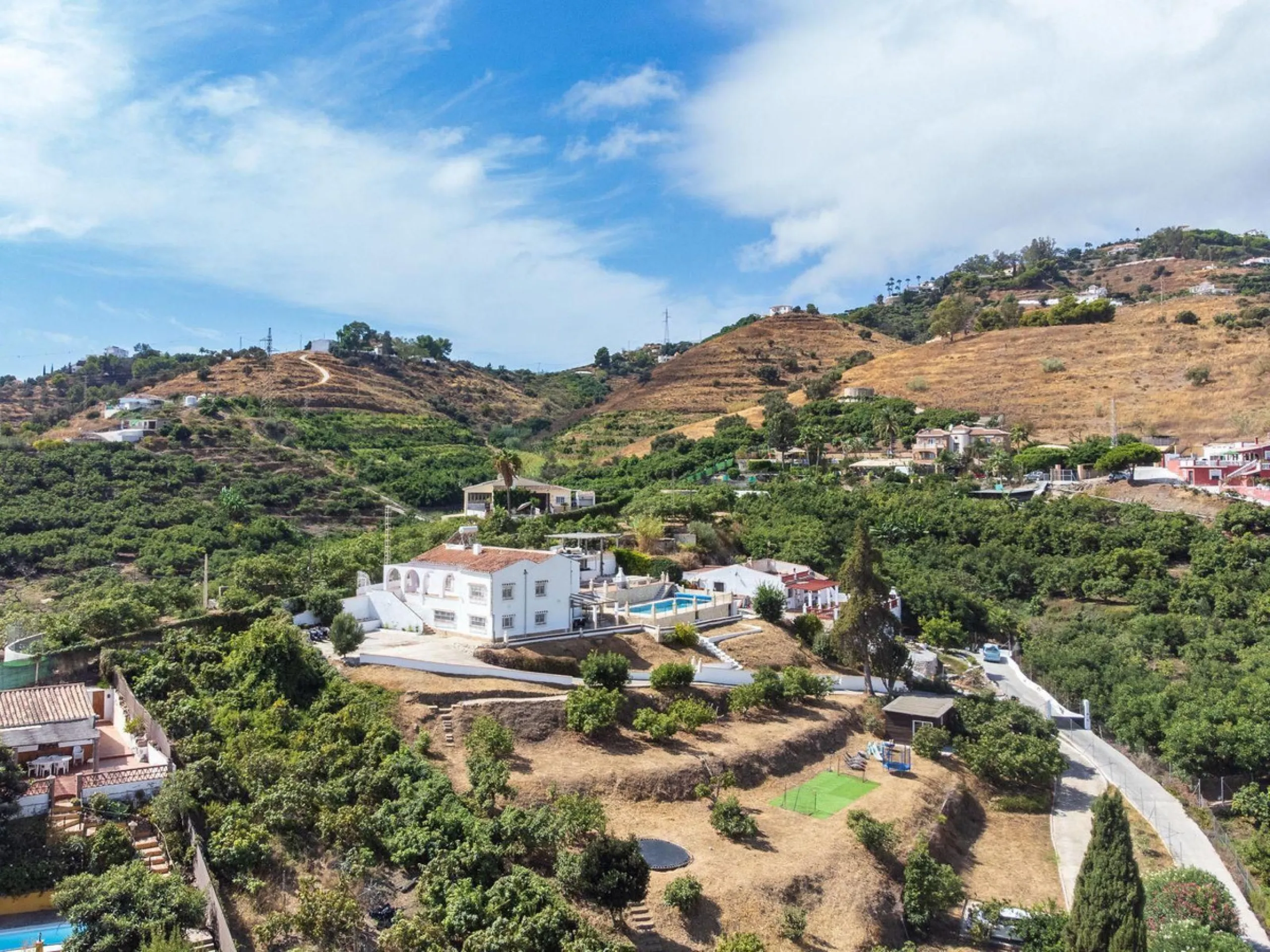 Situated in one of Nerja's most desirable residential areas, this exceptional villa enjoys the best of both worlds - peaceful countryside surroundings with spectacular sea views, while remaining just minutes from the heart of town. Located only 750m from 