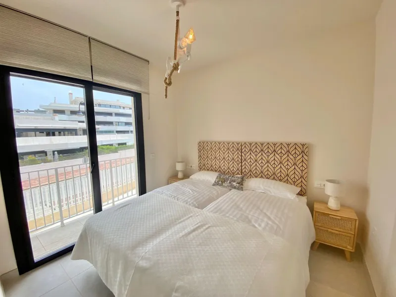 YOUR SECOND HOME AWAITS YOU! Discover refined Mediterranean living in this stylish contemporary apartment in the highly desirable area of Cala de Mijas, Mijas Costa. Nestled within an exclusive gated community (2021)and just a short stroll from the vibran