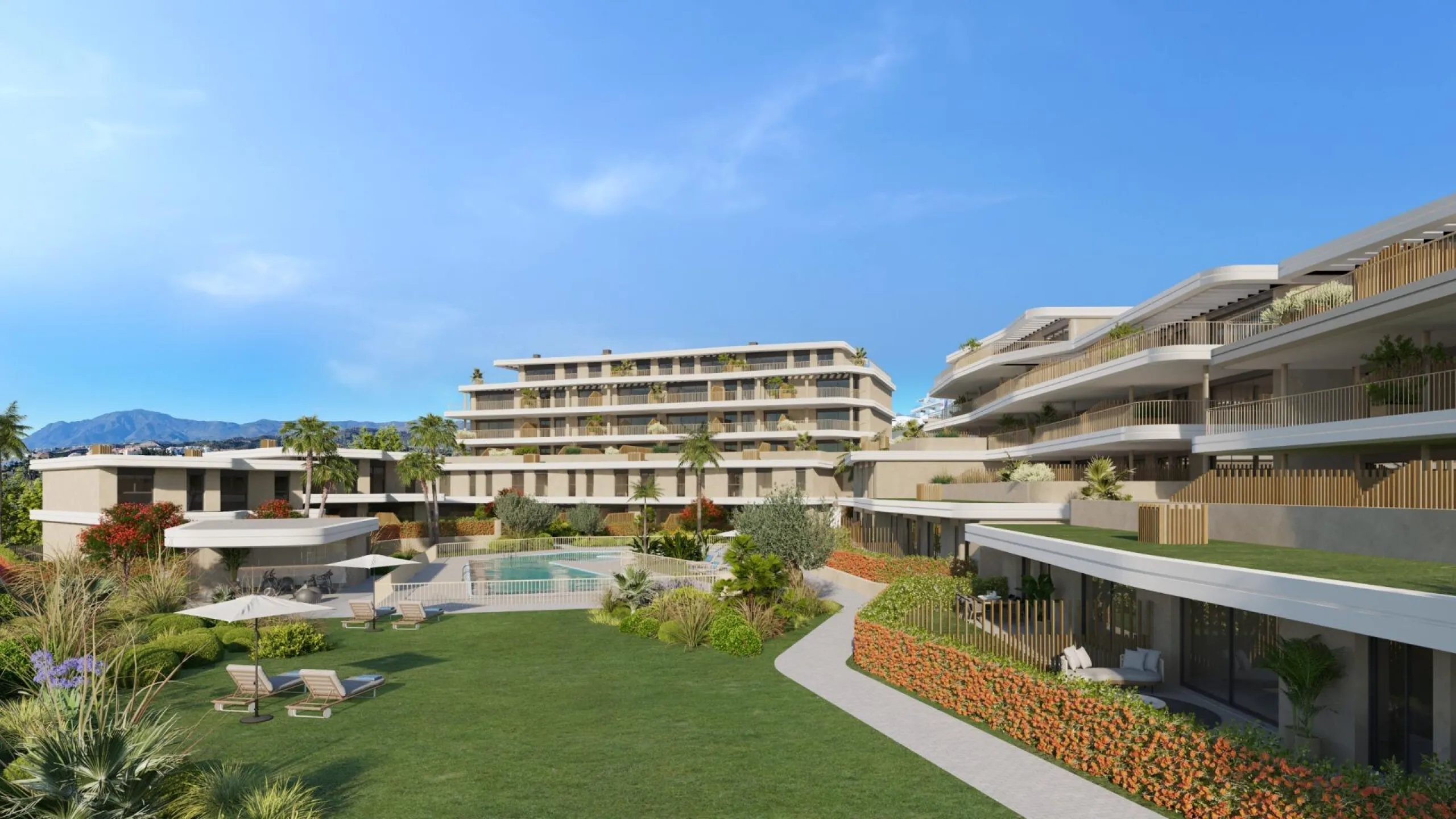 New Build Apartments in Cancelada, Estepona – Luxury and Nature on the New Golden Mile& & Exclusive Residential Development with Mediterranean Views& Discover this new build development located in Cancelada, one of the most sought-after areas of 