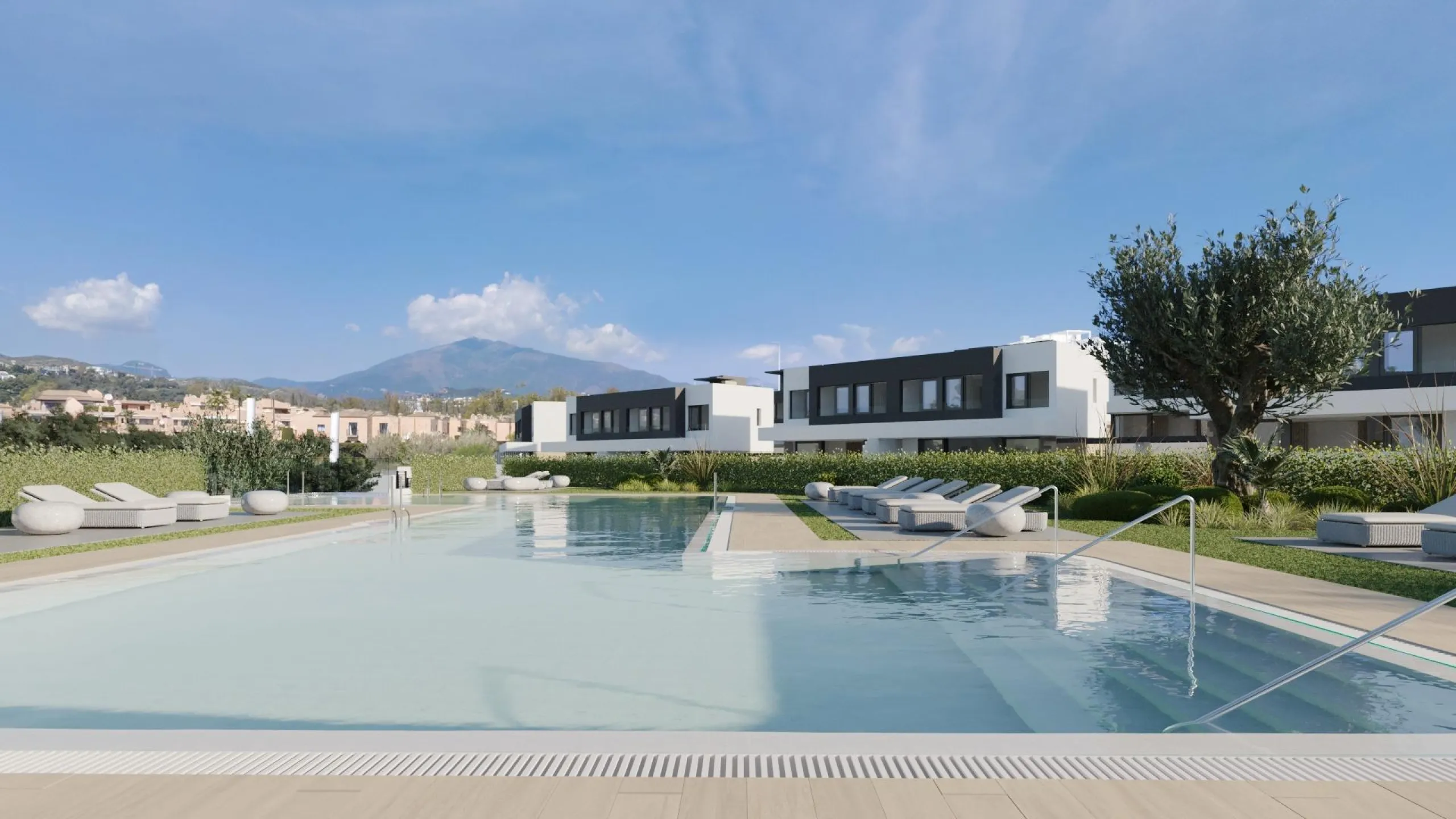 New Build Semi Detached Villas and Independent Homes Near Estepona and Atalaya Golf& & Contemporary Villas in a Prime Costa del Sol Location& This exclusive new residential complex features 50 contemporary semi detached and independent villas loc