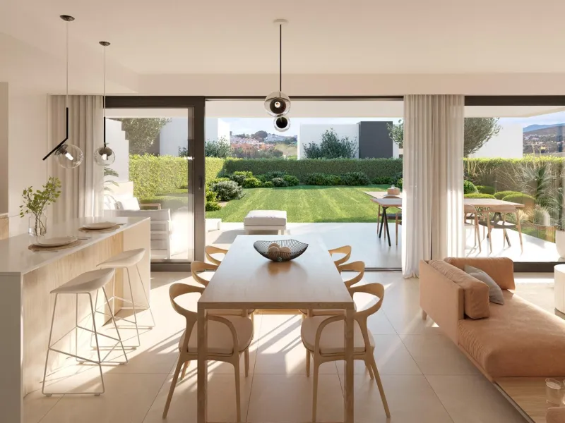 New Build Semi Detached Villas and Independent Homes Near Estepona and Atalaya Golf& & Contemporary Villas in a Prime Costa del Sol Location& This exclusive new residential complex features 50 contemporary semi detached and independent villas loc