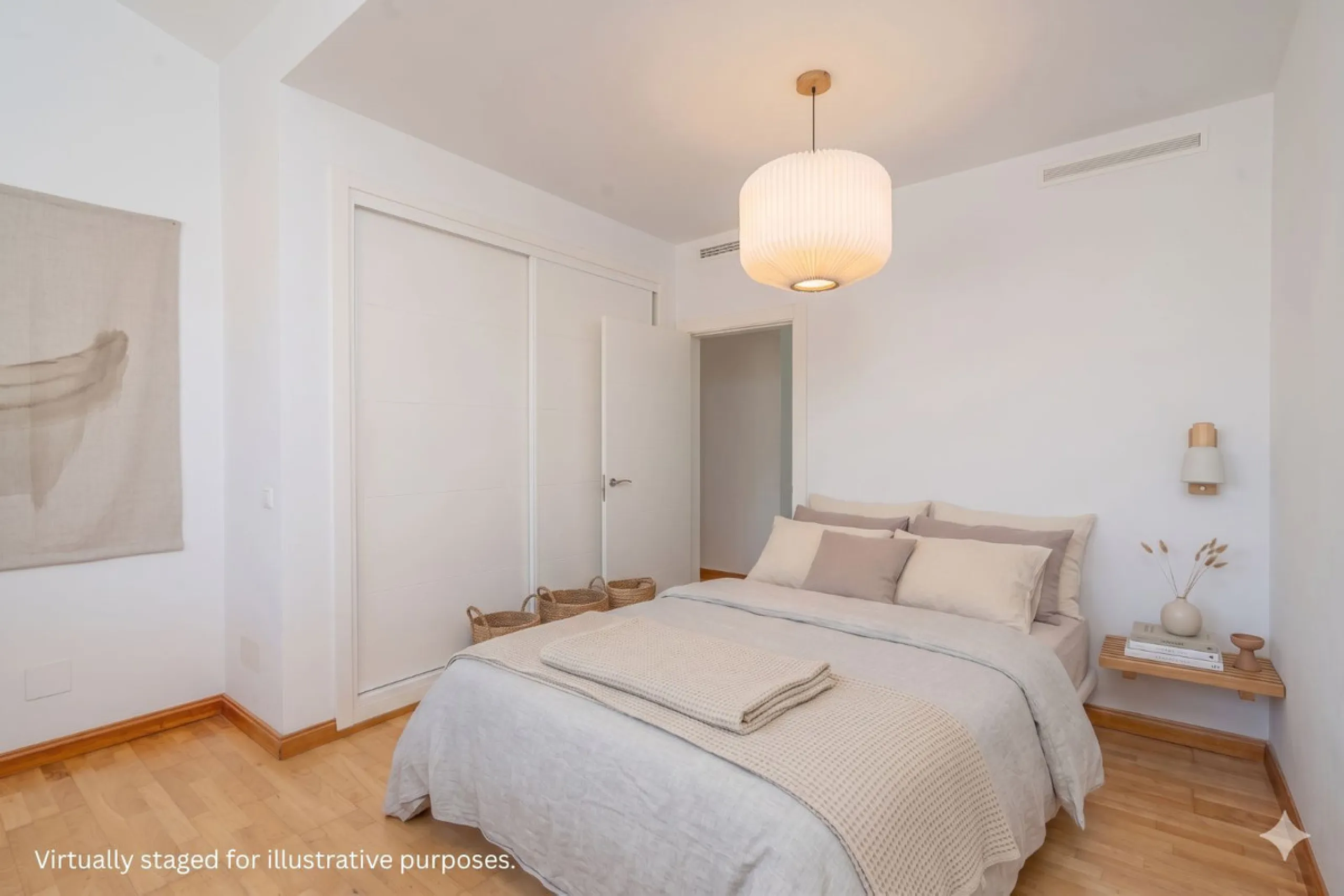 This modern villa has been recently renovated and sits in a fantastic location just 500 metres from the beach,  between La Cala de Mijas and Fuengirola. The home has a bright, contemporary feel throughout, with large windows that open onto the garden and 
