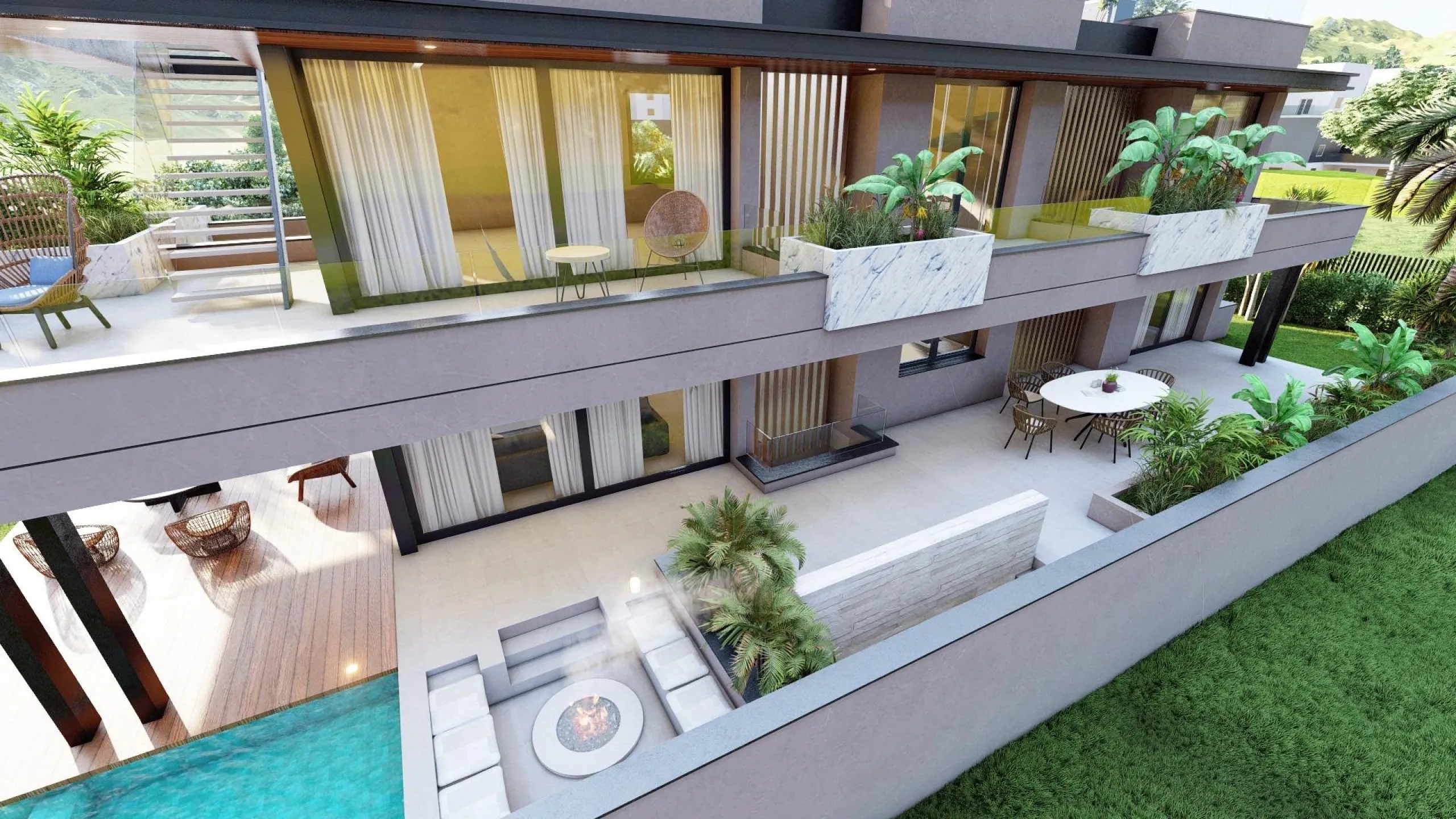 Luxury Contemporary Villa with Sea Views in El Higueron, Fuengirola& & Independent Villa on the Costa del Sol& Located in the prestigious residential area of El Higueron in Fuengirola, this independent villa represents a unique fusion of luxury, 