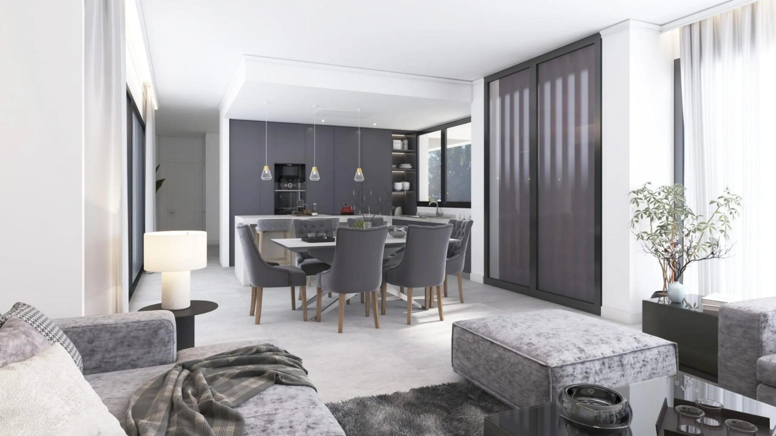 Luxury Contemporary Villa with Sea Views in El Higueron, Fuengirola& & Independent Villa on the Costa del Sol& Located in the prestigious residential area of El Higueron in Fuengirola, this independent villa represents a unique fusion of luxury, 