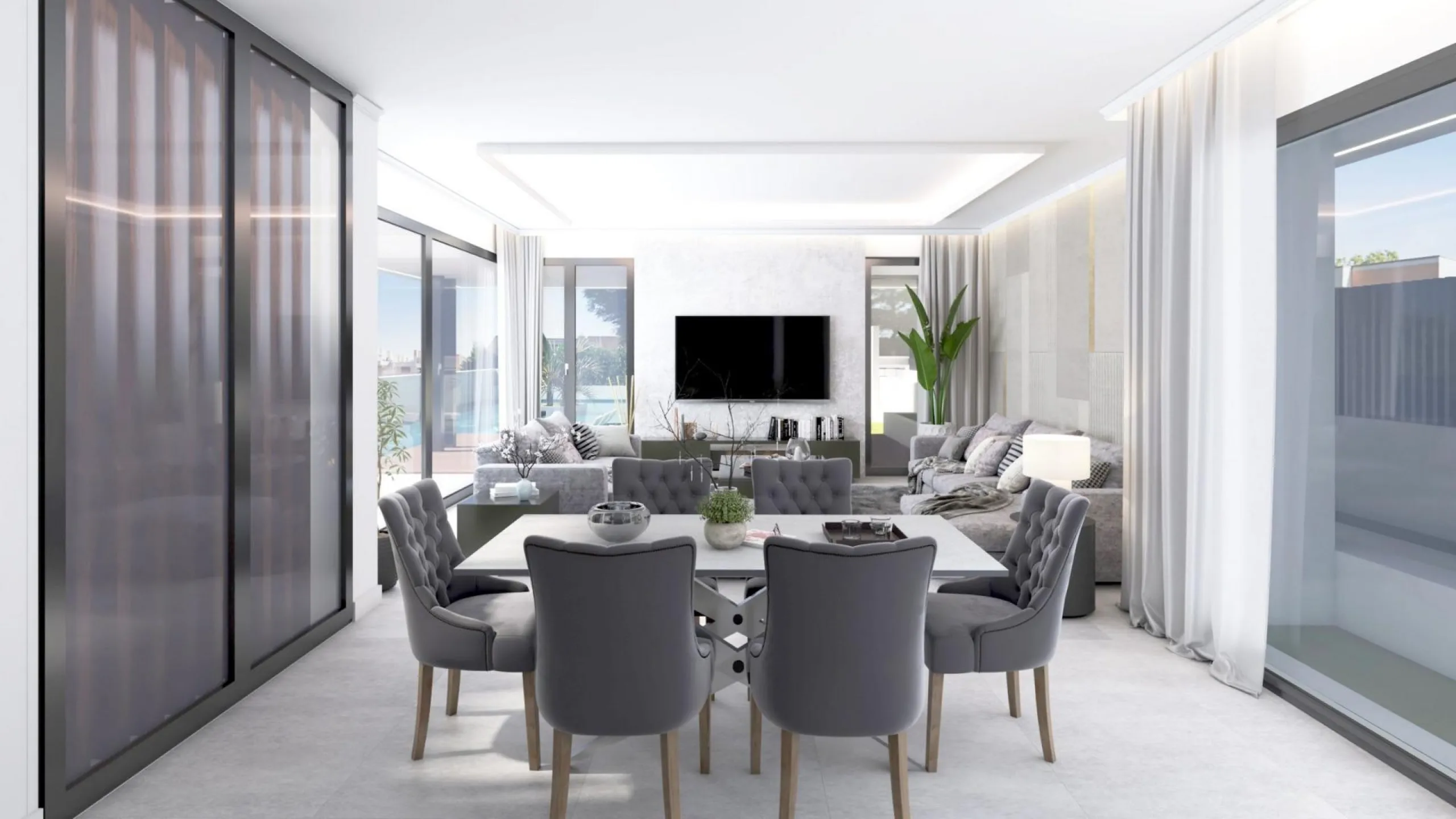 Luxury Contemporary Villa with Sea Views in El Higueron, Fuengirola& & Independent Villa on the Costa del Sol& Located in the prestigious residential area of El Higueron in Fuengirola, this independent villa represents a unique fusion of luxury, 