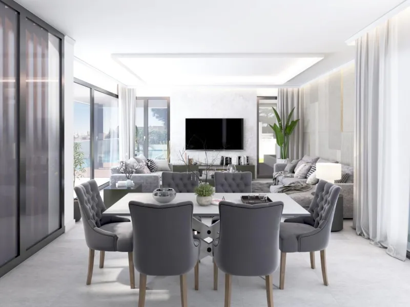 Luxury Contemporary Villa with Sea Views in El Higueron, Fuengirola& & Independent Villa on the Costa del Sol& Located in the prestigious residential area of El Higueron in Fuengirola, this independent villa represents a unique fusion of luxury, 