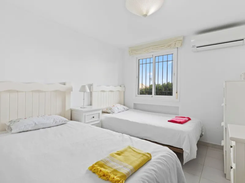 In a well-established and peaceful residential area, this villa enjoys an elevated position that allows for truly stunning open views of the Mediterranean and an uncommon level of privacy.