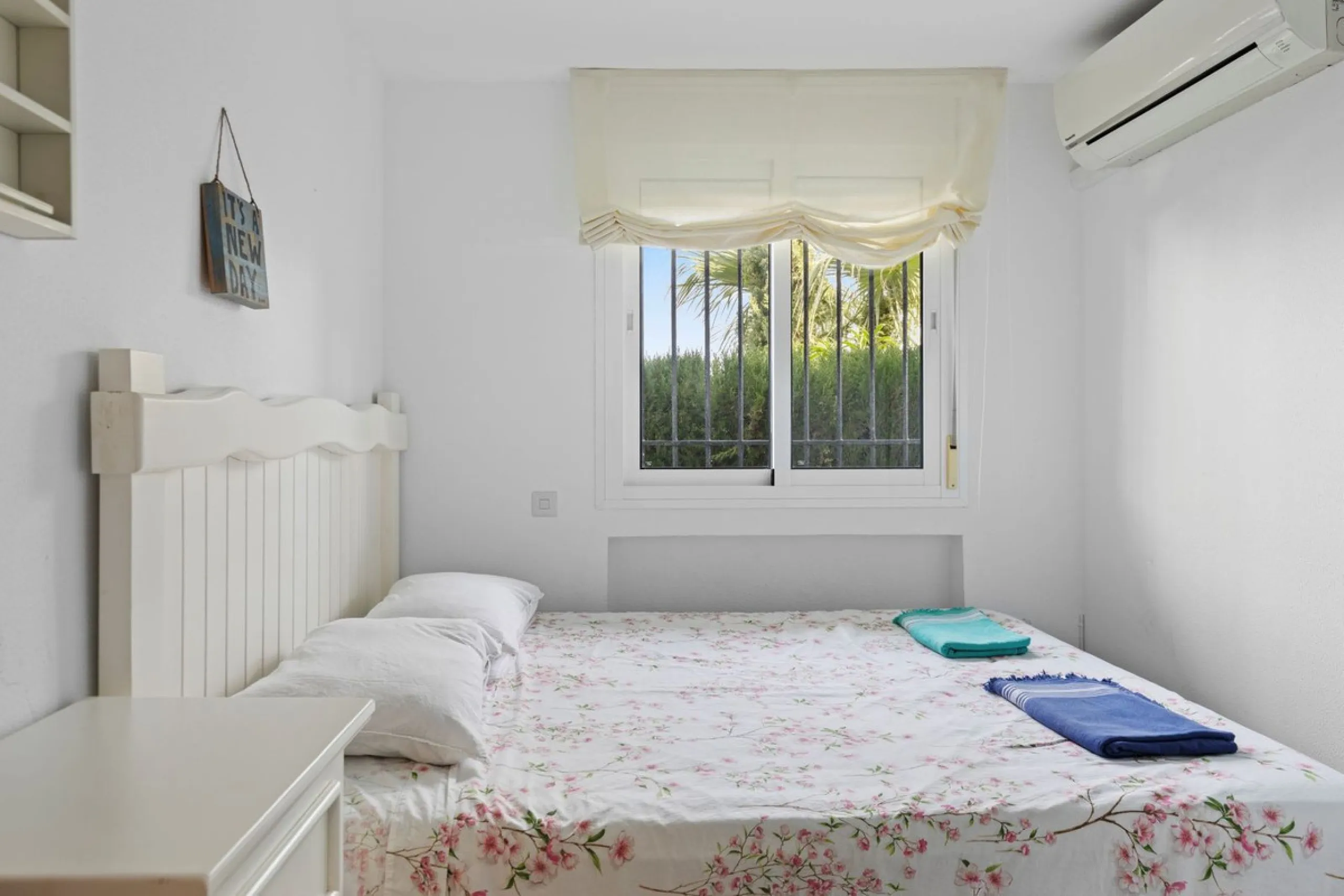 In a well-established and peaceful residential area, this villa enjoys an elevated position that allows for truly stunning open views of the Mediterranean and an uncommon level of privacy.