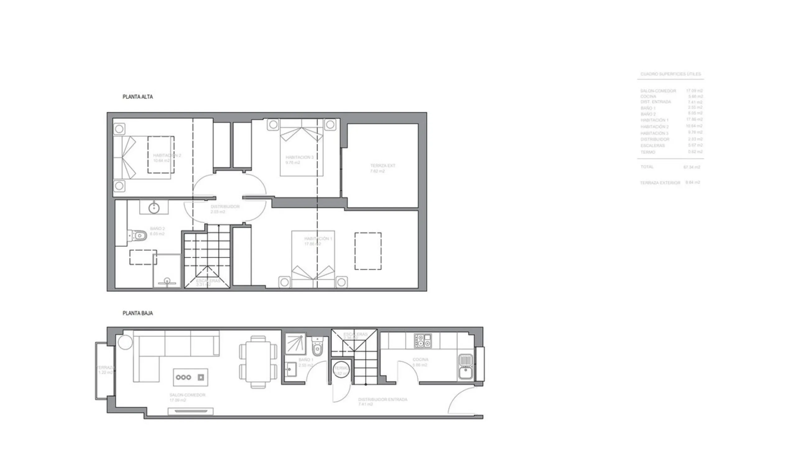 Lovely 3 bedroom Top floor Duplex  with fantastic location.