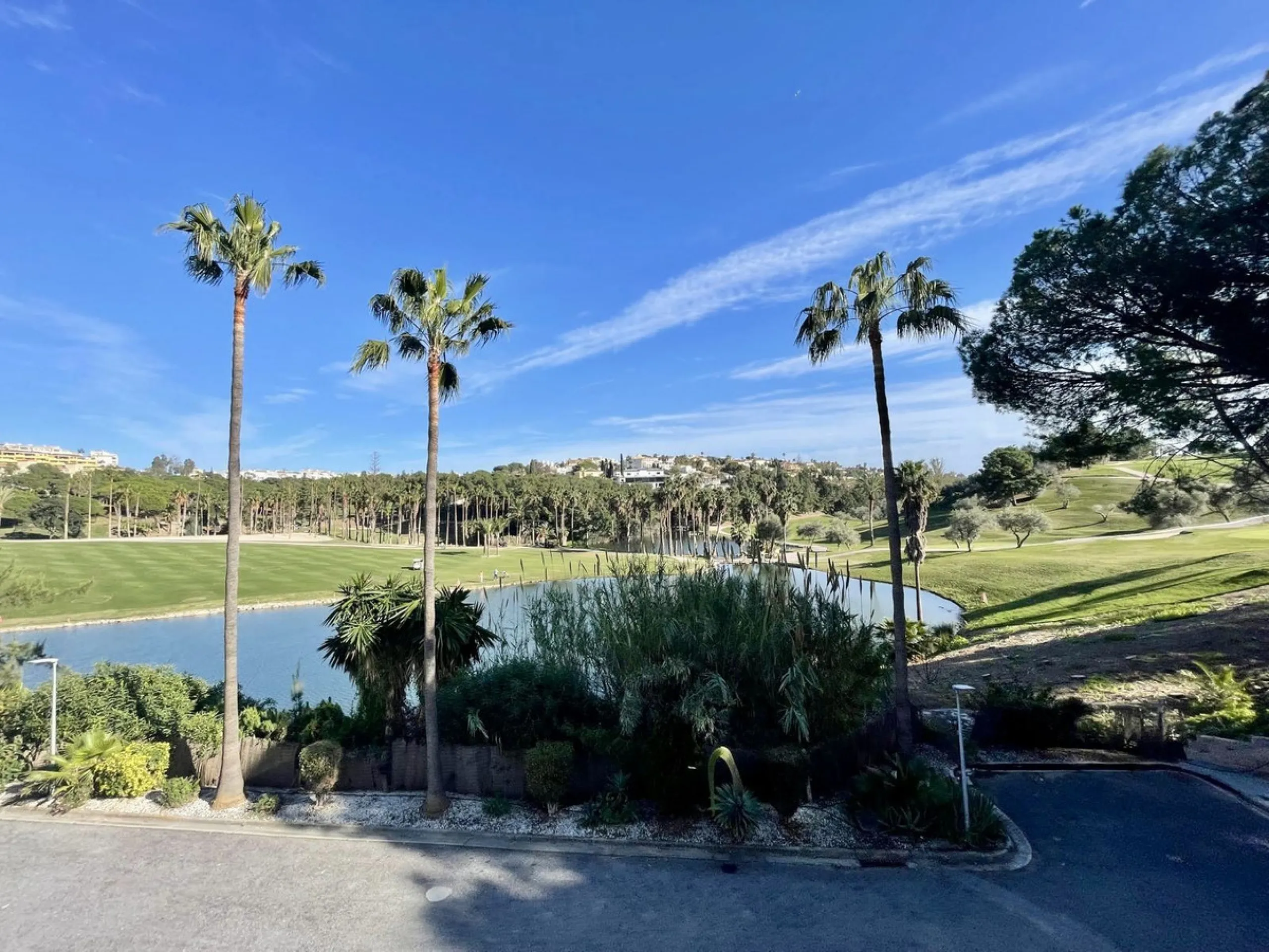 FIRST LINE OF THE GOLF COURSE IN TORREQUEBRADA, BENALMÁDENA