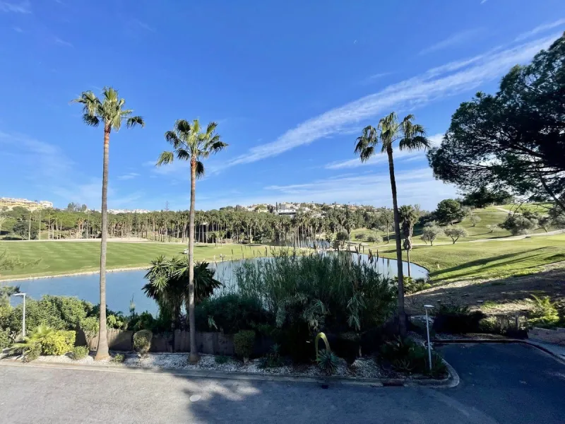 FIRST LINE OF THE GOLF COURSE IN TORREQUEBRADA, BENALMÁDENA