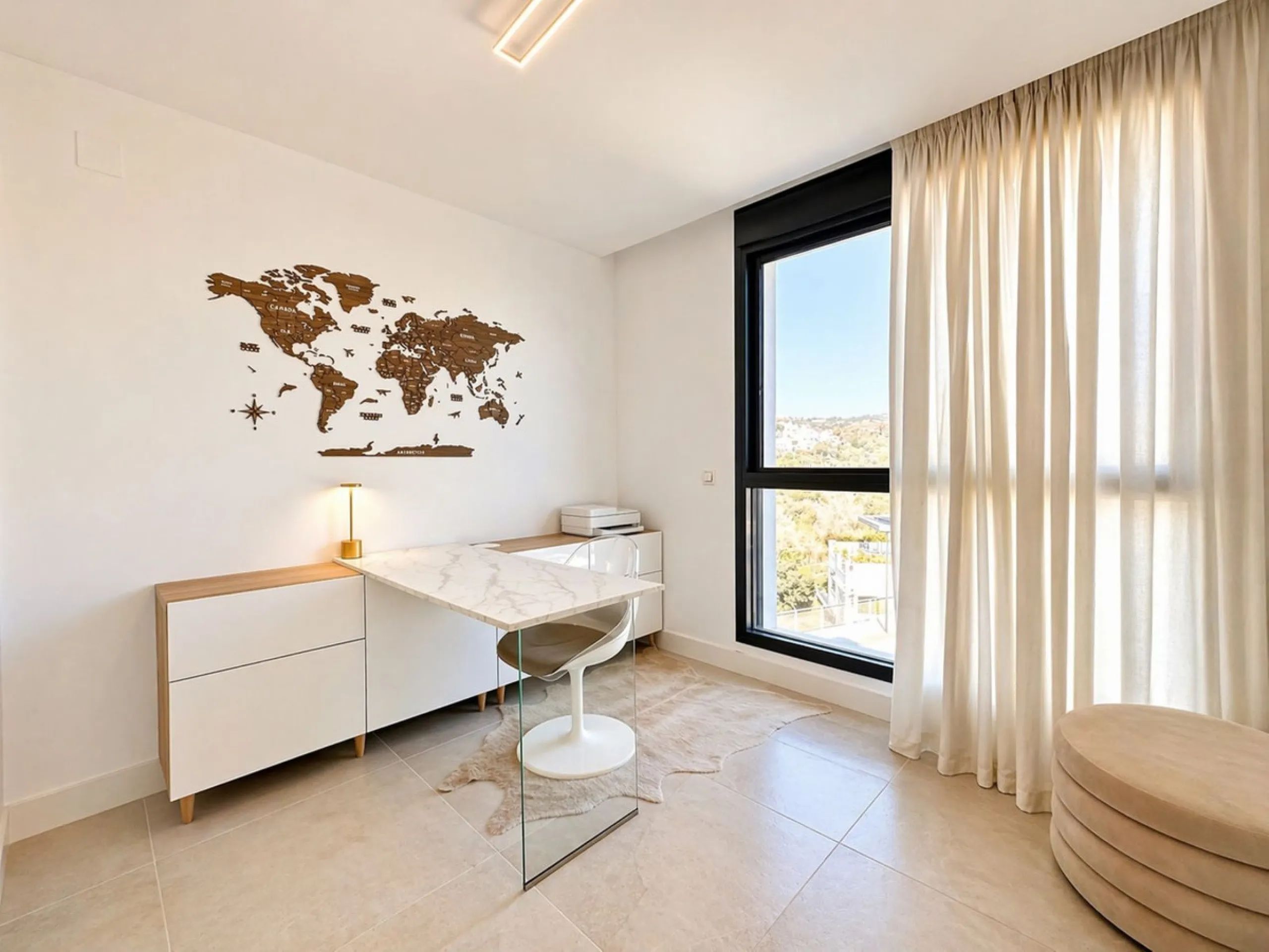2-bedroom apartment, terrace, private pool, and garage in Cabopino, Marbella.