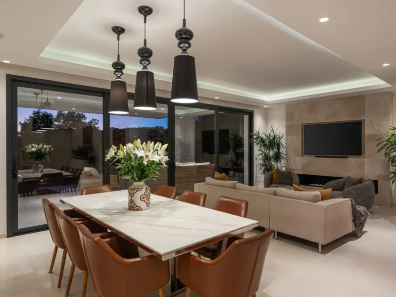 Set within the prestigious, fully gated Los Olivos community with 24/7 security, this contemporary villa sits on the largest plot in the development, offering unmatched privacy, space, and a prime location. Occupying a generous 1,351 m² plot, the property