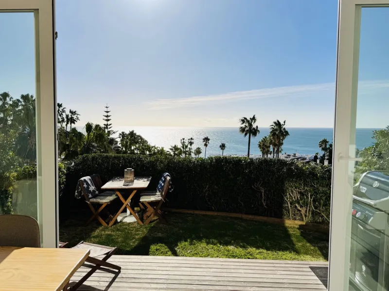 Stylish, fully renovated townhouse in the heart of Mijas Costa just steps from Fuengirola's beach walk, ideal as a permanent home, holiday residence or investement with excellent rental potential.