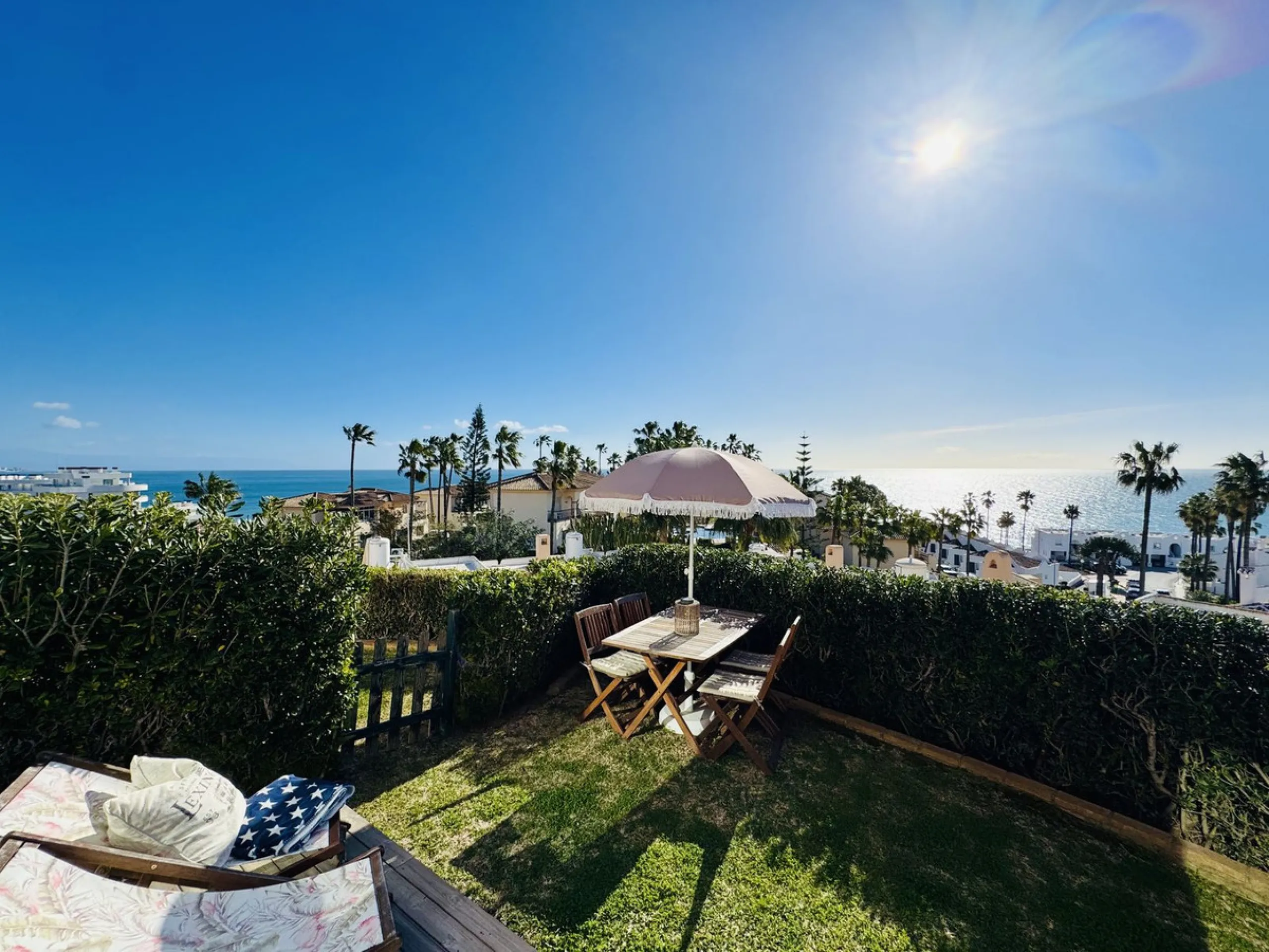 Stylish, fully renovated townhouse in the heart of Mijas Costa just steps from Fuengirola's beach walk, ideal as a permanent home, holiday residence or investement with excellent rental potential.