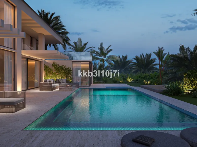 Situated in one of the most desirable residential areas of Nueva Andalucía, this impressive new-build villa currently under construction represents a rare opportunity to acquire a contemporary home with spectacular views of the Mediterranean Sea and the i
