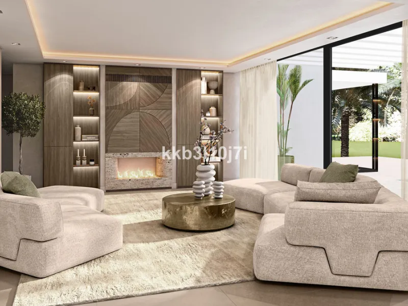 Situated in one of the most desirable residential areas of Nueva Andalucía, this impressive new-build villa currently under construction represents a rare opportunity to acquire a contemporary home with spectacular views of the Mediterranean Sea and the i